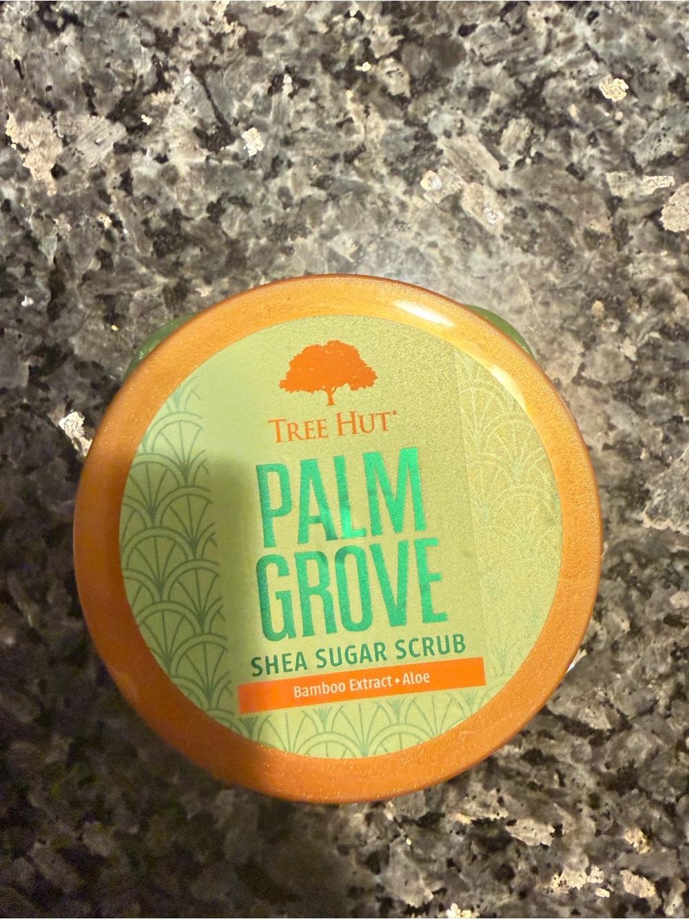 Palm Grove Shea Sugar Scrub - Green & Orange